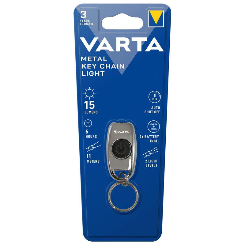 جاکلیدی وارتا مدل چراغ قوه Metal 16603