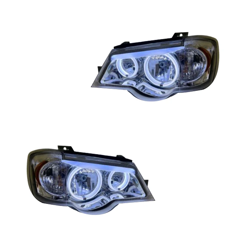 چراغ جلو خودرو گروه پژوهش صنعت مدرن مدل 3D-M8-W مناسب برای پراید 111 و 132 بسته دو عددی