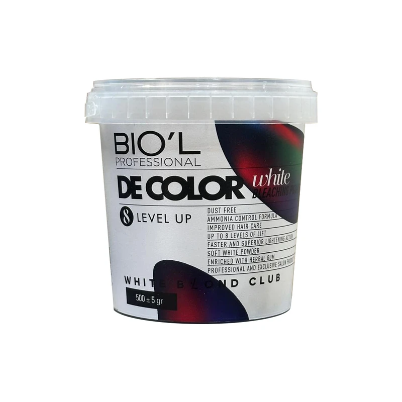 پودر دکلره بیول مدل W-B-C وزن&nbsp;500 گرم رنگ سفید