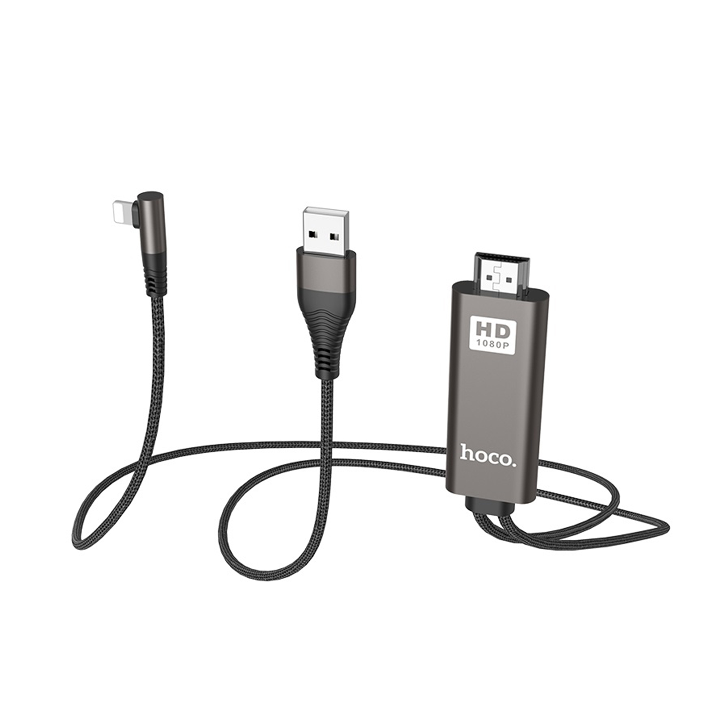 کابل تبدیل USB به HDMI هوکو مدل UA14 طول 2 متر