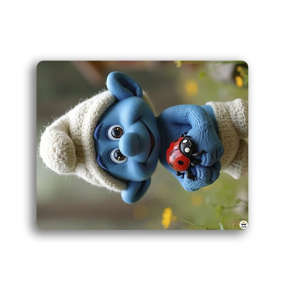 ماوس پد شادیت مدل اسمارف ها کد320 سایز 19*24 سانتی متر