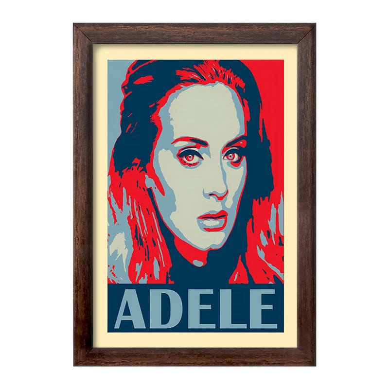 تابلو خندالو طرح ادل (Adele) کد F6474