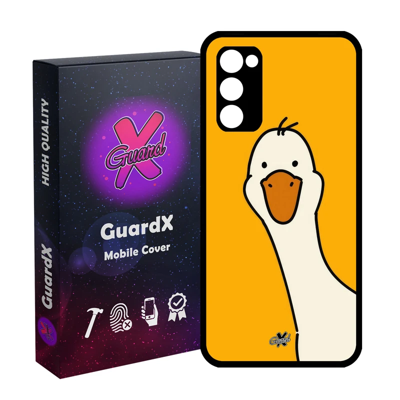 کاور گارد ایکس طرح اردک مدل Glass10656 مناسب برای گوشی موبایل سامسونگ Galaxy S20 FE