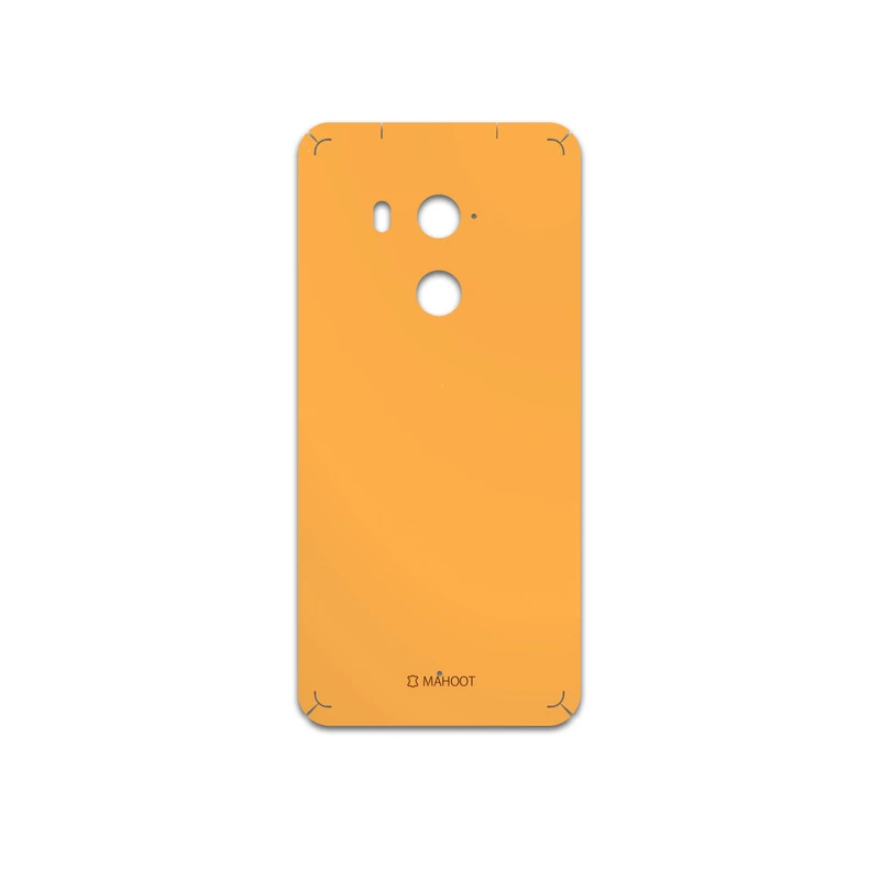برچسب پوششی ماهوت مدل Matte-Orange مناسب برای گوشی موبایل اچ تی سی U11 Plus