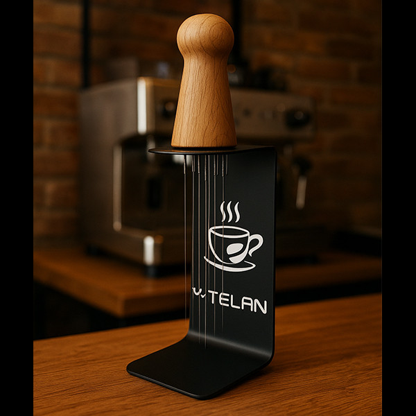 نیدل قهوه مدل تلن دسته چوبی طرح استند دار