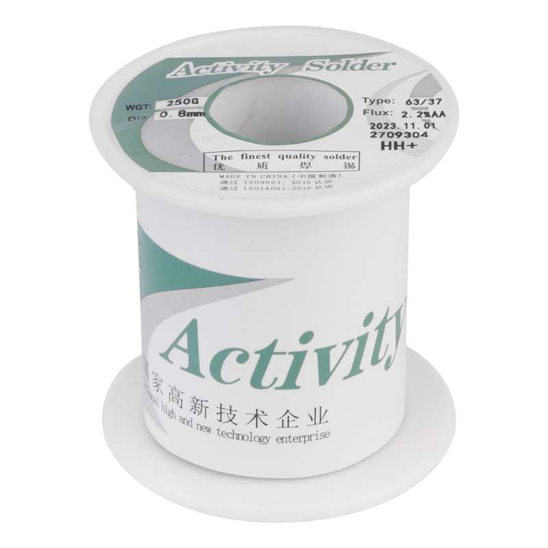 سیم لحیم اکتیویتی مدل HH پلاس وزن 250 گرم قطر 0.8 میلی متر