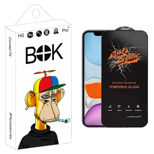 محافظ صفحه نمایش بوک مدل Antistatic Pro مناسب برای گوشی موبایل اپل IPhone XR / 11