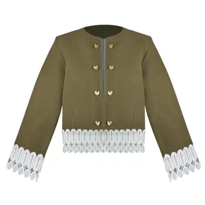 کت زنانه مدل فوتر قلبی کد AK1068