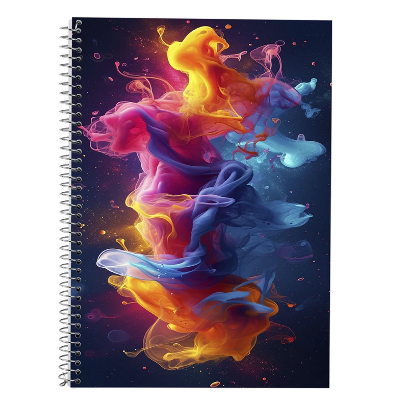 دفتر زبان 50 برگ مدوپد مدل دو خط طرح فانتزی کد DF14427