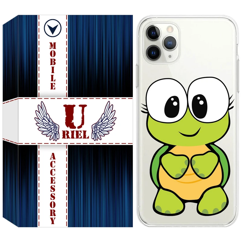 کاور یوریل مدل Clear کد 59 طرح لاکپشت مناسب برای گوشی موبایل اپل iPhone 11 Pro Max