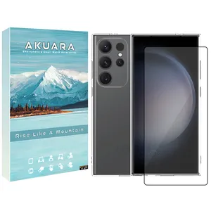 Akuara Clear GLS Cover Suitable for Samsung Galaxy S23 Ultra with Screen Proctector
