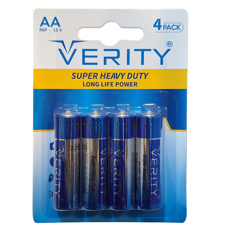 باتری قلمی وریتی مدل SUPER HEAVY DUTY-4PCS بسته چهار عددی