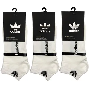 جوراب ورزشی ساق کوتاه زنانه مدل کف کش دار بسته 3 عددی