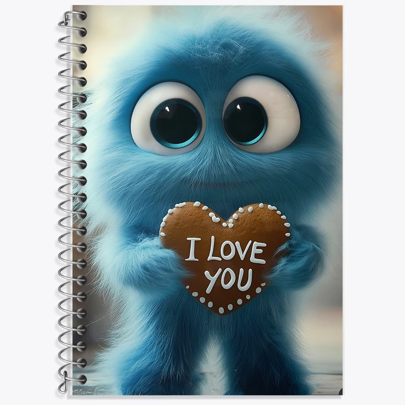 دفتر نت موسیقی 50 برگ خندالو طرح هیولای بامزه کد F5707