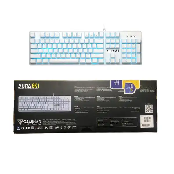 کیبورد مخصوص بازی گیم دیاس مدل AURA GK1 BORONZ