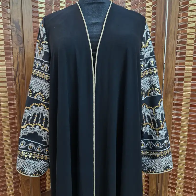 مانتو زنانه مدل عبایی مجلسی کد 316