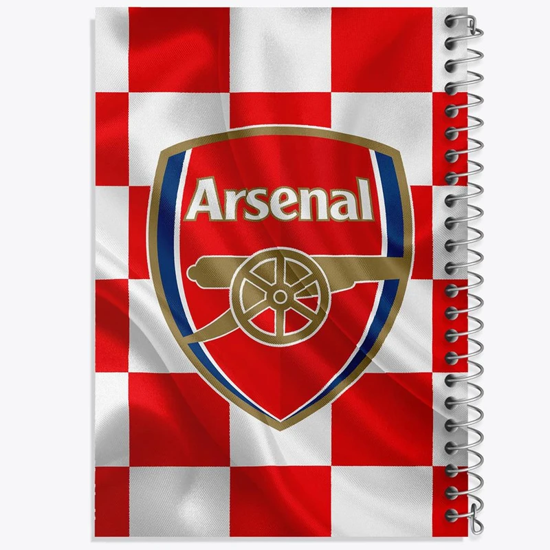 دفتر مشق 50 برگ خندالو مدل باشگاه آرسنال Arsenal کد 2028