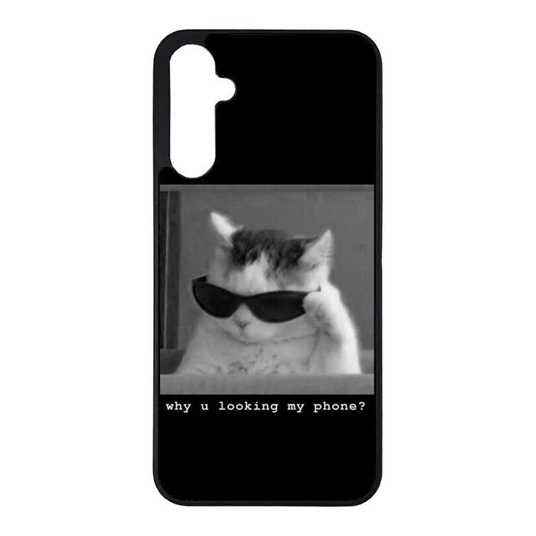کاور طرح why u looking my phone مناسب برای گوشی موبایل سامسونگ galaxy a24
