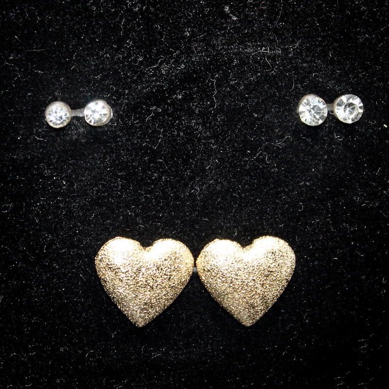 گوشواره زنانه کد RKH_803 مجموعه 3 عددی