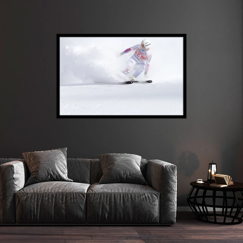 تابلو بکلیت طرح ورزشی اسکی مدل B-bu1399