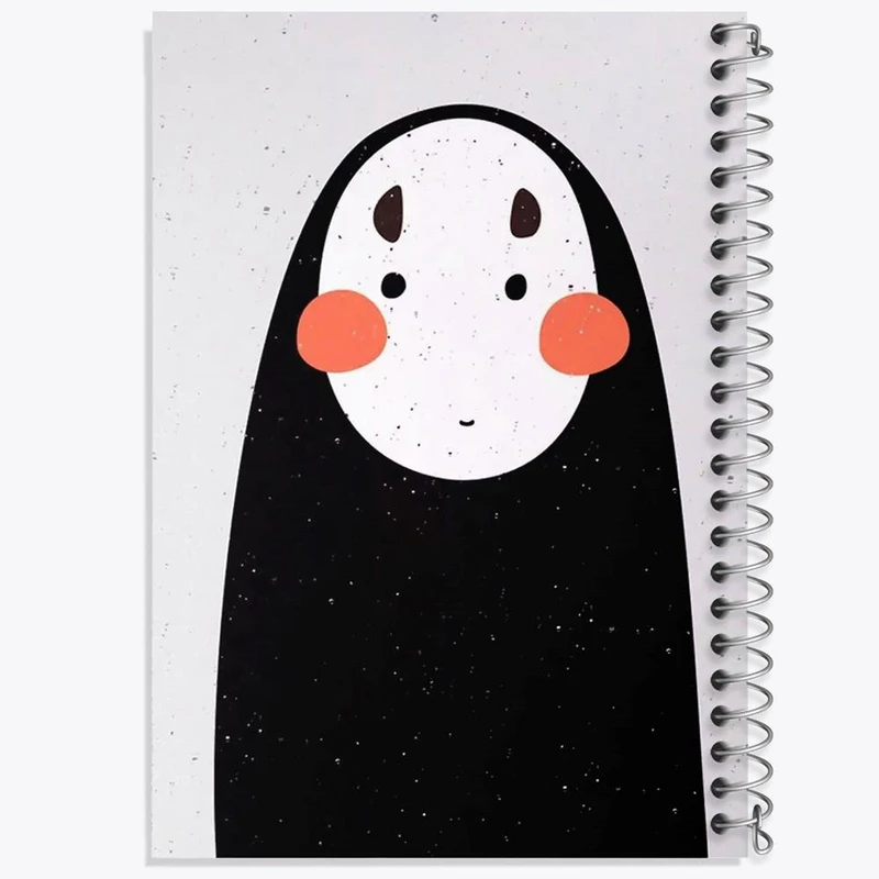 دفتر نقاشی 50 برگ خندالو مدل کائوناشی انیمه شهر اشباح Spirited Away کد 4877