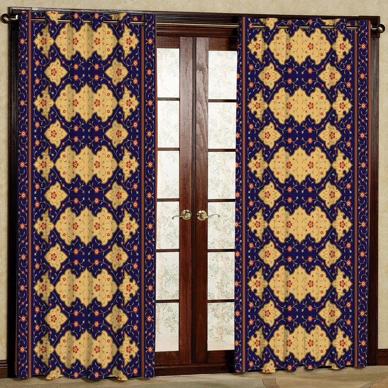 پرده مدل مخمل پانچی کد 148 سایز 140x280 سانتی متر