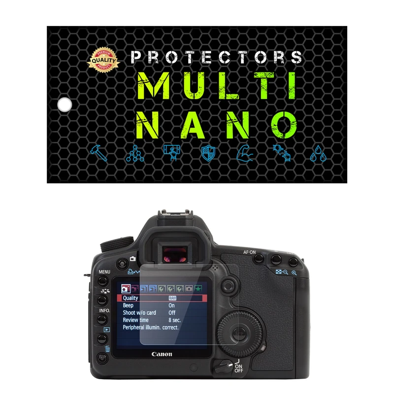 محافظ صفحه نمایش دوربین شفاف مولتی نانو مدل X-S1N مناسب برای دوربین عکاسی کانن EOS 5D Mark IV
