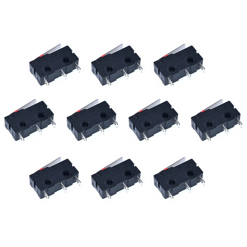 میکرو سوئیچ اهرم دار مدل 5A-125-250V بسته 10 عددی