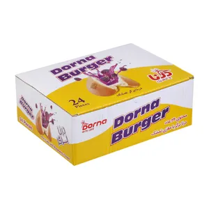کیک درنا برگر تمشک درنا - 40 گرم بسته 24 عددی