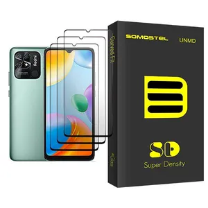 Somastel SD Glass MIX003 Screen Protector For Xiaomi Redmi 10C Pack Of 3