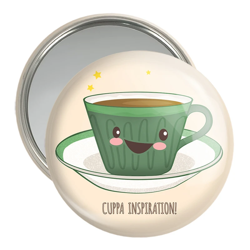 آینه جیبی خندالو مدل کافی شاپ قهوه کد 27518