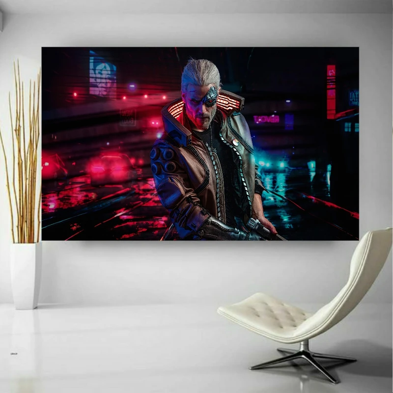 پوستر دیواری طرح گیم Cayber punk مدل SDP4042