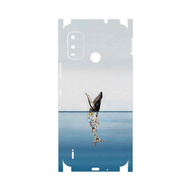 برچسب پوششی ماهوت مدل Collage of Sea Trash-FullSkin مناسب برای گوشی موبایل نوکیا G11 Plus