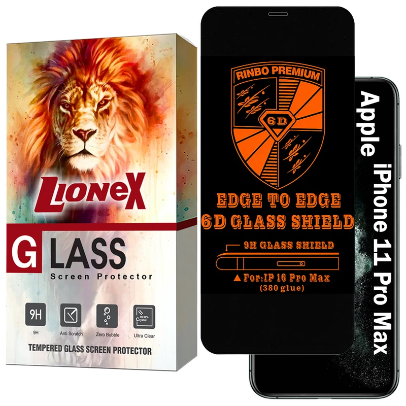 محافظ صفحه نمایش لایونکس مدل RINB200L مناسب برای گوشی موبایل اپل iPhone 11 Pro Max