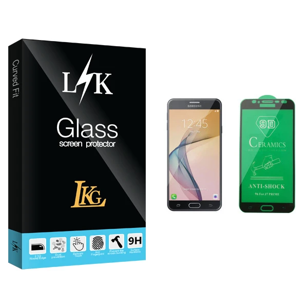محافظ صفحه نمایش سرامیکی ال کا جی مدل LK Glass مناسب برای گوشی موبایل سامسونگ Galaxy J7 Prime