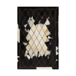 کلاژ فرش پوست و چرم کمالی مدل AD-00384