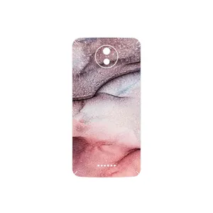 MAHOOT Smoky pink marble Cover Sticker for Motorola Moto C Plus