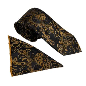 ست کراوات و دستمال جیب مردانه نسن مدل TM600