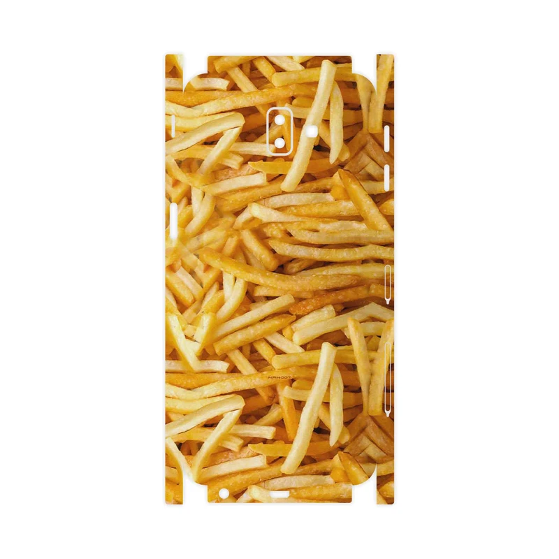 برچسب پوششی ماهوت مدل French fries-FullSkin مناسب برای گوشی موبایل سامسونگ Galaxy J6 Plus