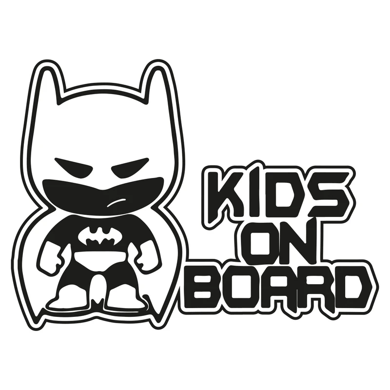 برچسب خودرو مدل kids on board کد 66