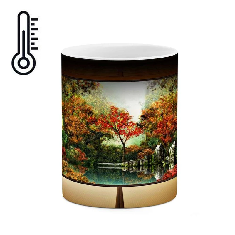 ماگ حرارتی کاکتی مدل خانه چینی کد mgh11359