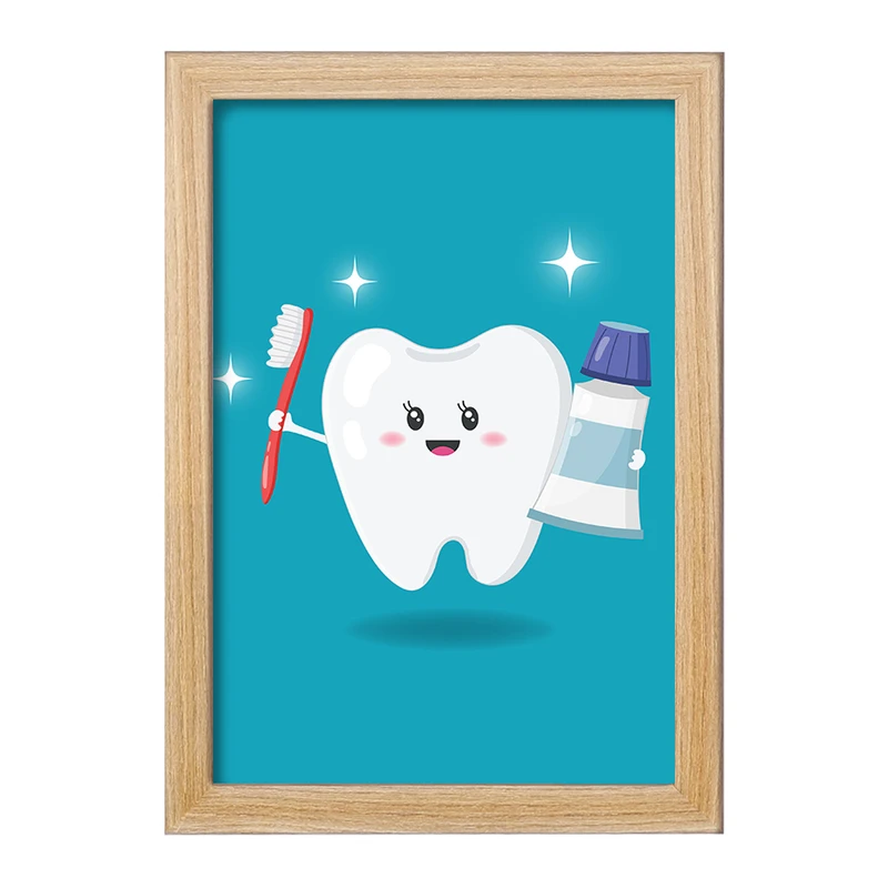 تابلو خندالو مدل دندان و دندان پزشکی کودکانه کد 36746