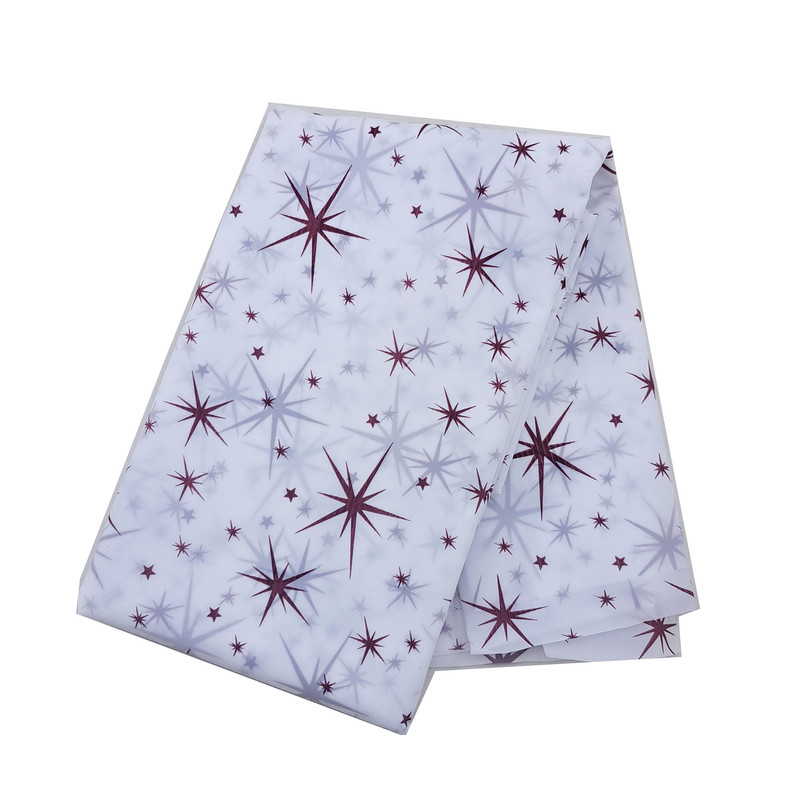 پرده حمام اطلس مدل ستاره سایز 180x200 سانتی متر