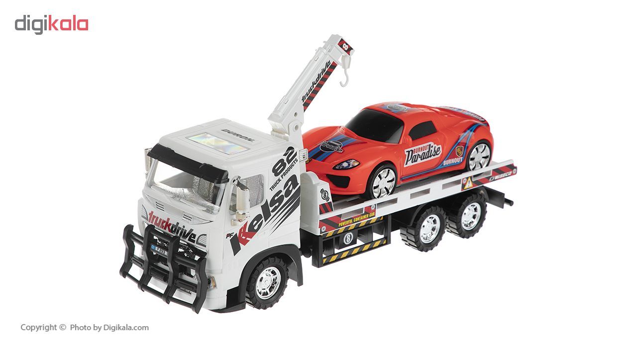 جرثقیل اسباب بازی دورج توی مدل Tow Truck مجموعه 2 عددی -  - 2