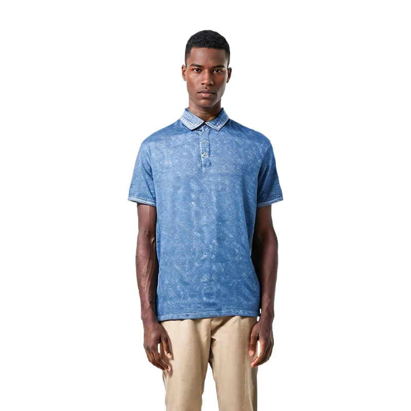 پولوشرت آستین کوتاه یقه برگردان مردانه بنتنر مدل 8182