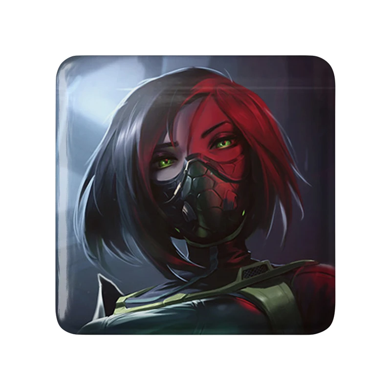 مگنت خندالو طرح بازی ولورانت (Valorant) مدل مربعی کد 33087