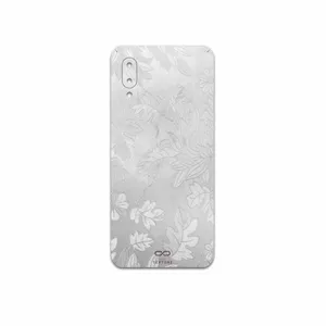 MAHOOT Silver-Wildflower Cover Sticker for Samsung Galaxy M02