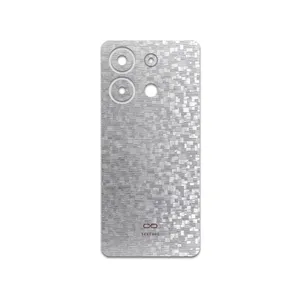 MAHOOT Silver-Silicon Cover Sticker for Xiaomi Redmi Note 13 4G