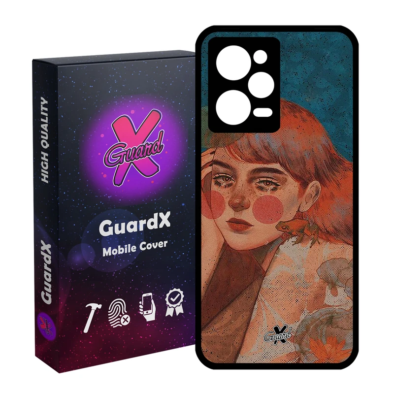 کاور گارد ایکس طرح Girl مدل Glass10330 مناسب برای گوشی موبایل شیائومی Redmi Note 12 Pro 5G/Poco X5 Pro 5G/Note 12 Pro Pro speed