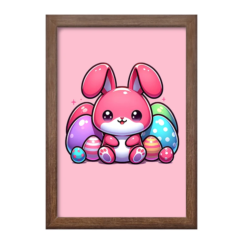 تابلو خندالو طرح خرگوش کیوت کد F7724